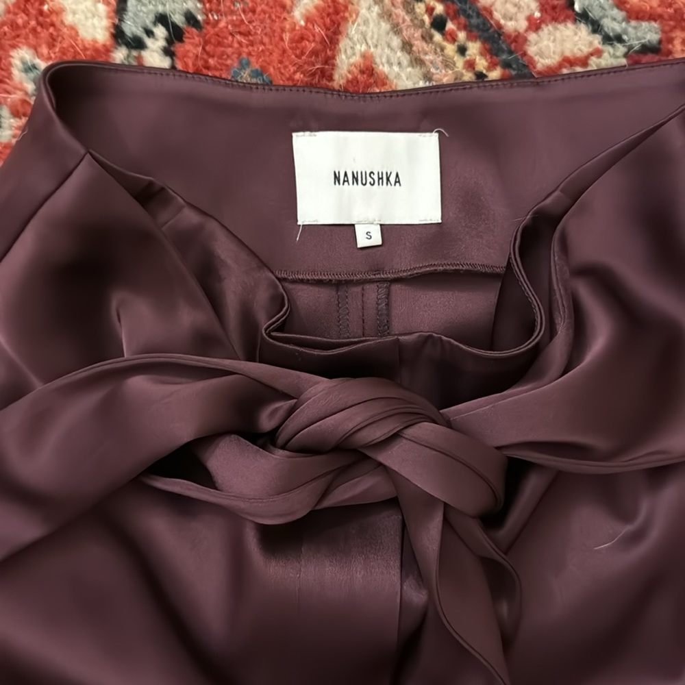 Nanushka Tie Waist Pants